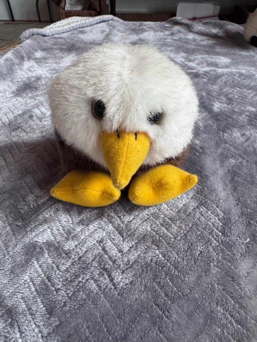 Baldwin the Eagle vintage Puffkins by Swibco super cute